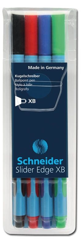 Набір 4 масляних ручок SLIDER EDGE Schneider S152294