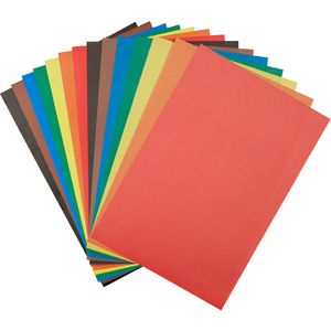 Набор цветной бумаги 7л и цветного картона 7л Kite K17-1256 - Фото 1