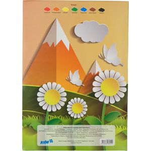 Набір кольорового паперу 7л і кольорового картону 7л Kite K17-1256 - Фото 5