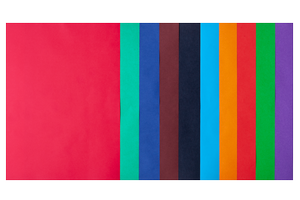 Набор цветной бумаги А4, 80г/м2, DARK+INTENSIVE, 10 цветов, 20 листов BUROMAX BM.2721920-99