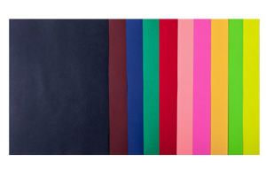 Набір кольорового паперу А4, 80г/м2, DARK+NEON, 10 кольорів, 50 аркушів BUROMAX BM.2721050-99