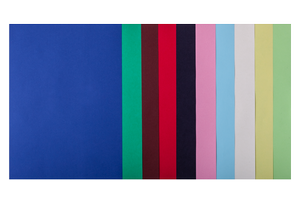 Набір кольорового паперу А4, 80г/м2, DARK+PASTEL, 10 кольорів, 20 аркушів BUROMAX BM.27211120-99