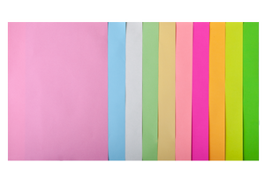 Набір кольорового паперу А4, 80г/м2, PASTEL+NEON, 10 кольорів, 20 аркушів. BUROMAX BM.2721720-99