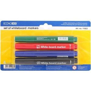 Набір маркерів для білих дошок Economix 4 кольори в блістері E11803