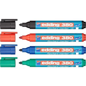 Набір маркерів для фліпчарта Edding Е-380/4 4 шт. - Фото 1
