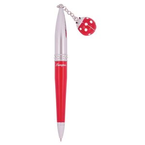 Набор подарочный ручка шариковая+брелок Beetle Langres LS.122023-05 красный - Фото 2