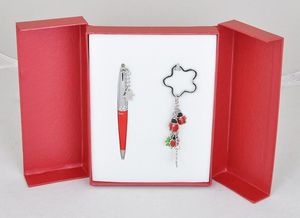 Набір подарунковий ручка+кулькова брелок Ladybird Langres LS.122015-05 червоний