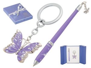 Набір подарунковий Butterfly ручка кулькова і брелок LS.122007 Langres - Фото 2