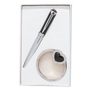 Набор подарочный LANGRES Crystal ручка шариковая и крючок для сумки, LS.122028