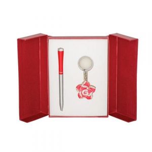 Набор подарочный Rose ручка шариковая и брелок LS.122002 Langres