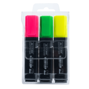 Набір текстових маркерів 3 шт. JOBMAX Buromax BM.8902-93