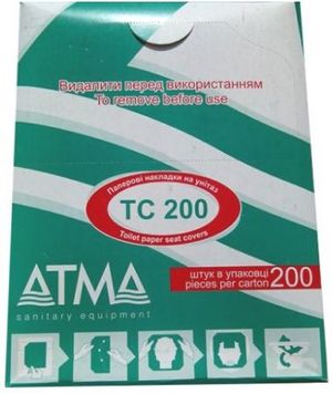 Накладки ТС-200 для унитаза, 200 шт, Atma, 0130971