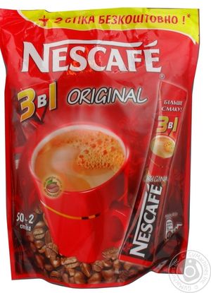 Nescafe 3В1 Original12 50+2 17.2 Г