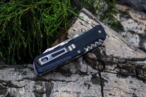 Нож многофункциональный черный Ruike Trekker LD21-B - Фото 5