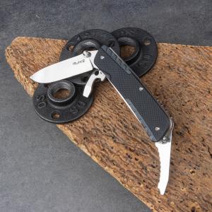 Нож многофункциональный черный Ruike Trekker LD21-B - Фото 7