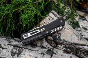 Нож многофункциональный черный Ruike Trekker LD31-B - Фото 3