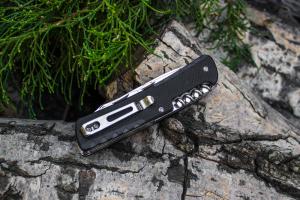 Нож многофункциональный черный Ruike Trekker LD32-B - Фото 2