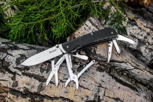 Нож многофункциональный черный Ruike Trekker LD41-B - Фото 2