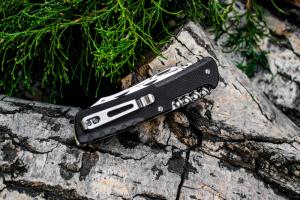 Нож многофункциональный черный Ruike Trekker LD41-B - Фото 5