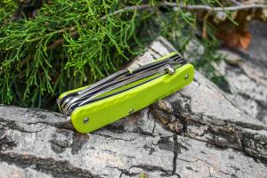 Нож многофункциональный зеленый Ruike Trekker LD43 - Фото 10
