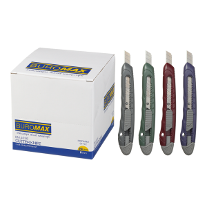 Ніж канцелярський Buromax MORANDI STYLE 9 мм BM.4636