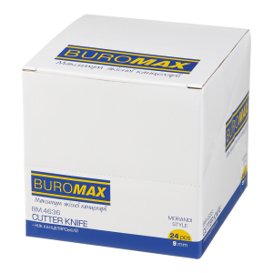 Ніж канцелярський Buromax MORANDI STYLE 9 мм BM.4636