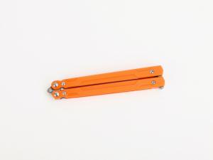 Нож-бабочка (балисонг) складной оранжевый Ganzo G766-OR - Фото 4