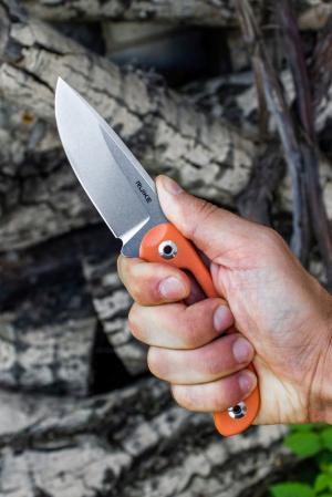 Нож Ruike Hornet оранжевый F815-J - Фото 6