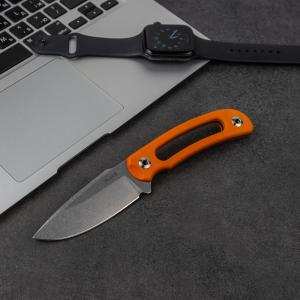Нож Ruike Hornet оранжевый F815-J - Фото 9