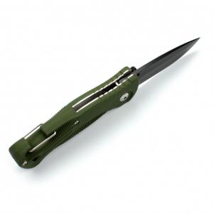 Нож складной зеленый Ganzo G611G - Фото 1