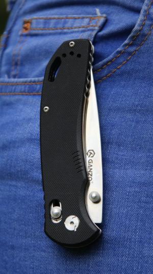 Нож складной Ganzo черный G7531-BK - Фото 8