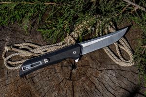 Нож складной черный Ruike Hussar P121-B - Фото 4