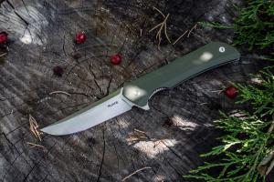 Нож складной зеленый Ruike Hussar P121-G - Фото 3