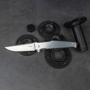 Нож складной серебристый Ruike M108-TZ - Фото 4