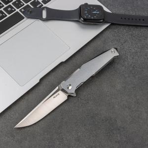 Нож складной серебристый Ruike P108-SF - Фото 12