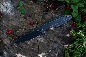 Нож складной серый Ruike P128-SB - Фото 5
