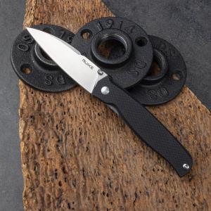 Нож складной черный Ruike P662-B - Фото 2