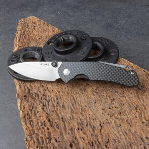 Нож складной черный Ruike P671-CB - Фото 3