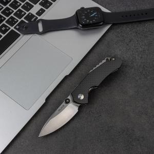 Нож складной черный Ruike P671-CB - Фото 4