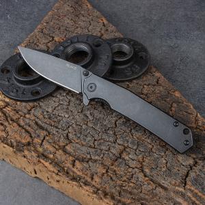 Нож складной черный Ruike P801-SB - Фото 2