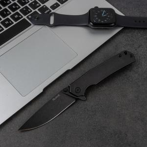 Нож складной черный Ruike P801-SB - Фото 3