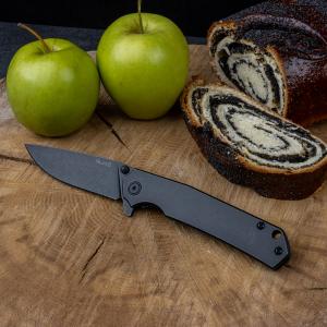 Нож складной черный Ruike P801-SB - Фото 4