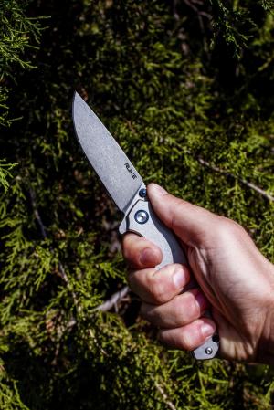 Нож складной серебристый Ruike P801-SF - Фото 10