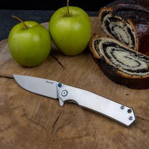 Нож складной серебристый Ruike P801-SF - Фото 13