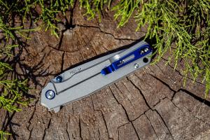 Нож складной серебристый Ruike P801-SF - Фото 7