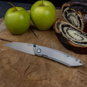 Нож складной серебристый Ruike P831-SF - Фото 13