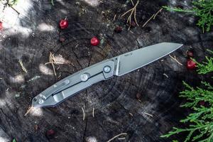 Нож складной серебристый Ruike P831-SF - Фото 4