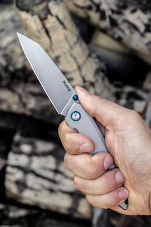 Нож складной серебристый Ruike P831-SF - Фото 9