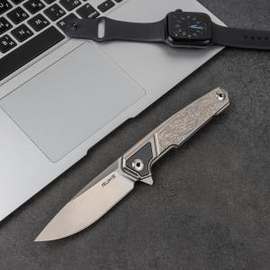 Нож складной серый Ruike P875-SZ - Фото 3