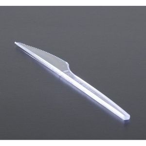 Нож-Ю 17см прозрачный супер (100шт) 0112650